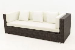 OUTFLEXX 3-Sitzer Sofa, Braun Marmoriert, Polyrattan, 210 X 85 X 70 Cm, Wasserfeste Kissenbox -Gartenmöbel Geschäft 10 15734 1 BOX.jpg