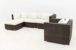 OUTFLEXX Loungemöbel-Set, Braun Marmoriert, Polyrattan, 5 Pers, Wasserfeste Kissenbox 21 OUTFLEXX Loungemöbel-Set, Braun Marmoriert, Polyrattan, 5 Pers, Wasserfeste Kissenbox -Gartenmöbel Geschäft 10 16065 BOX A.jpg