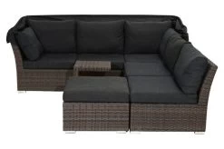 Ploß Rocking Loungeset, Grau/braun-meliert, Polyrattan, 5-6 Personen, Inkl. Sonnendach -Gartenmöbel Geschäft 10 18220.jpg