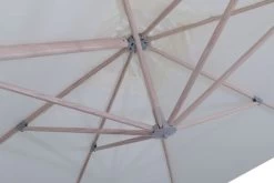 OUTFLEXX Ampelschirm, Creme, Aluminium In Holzoptik, 400x300cm, Inkl. Plattenständer -Gartenmöbel Geschäft 10 18511.jpg