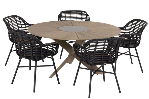 HARTMAN Cecilia Diningsessel, Schwarz, Alu / Polyrattan, 62 X 62 X 84 Cm 12 HARTMAN Cecilia Diningsessel, Schwarz, Alu / Polyrattan, 62 X 62 X 84 Cm – Bild 10