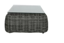 OUTFLEXX Loungemöbel, Two Tone Grey, Polyrattan, 4 Personen, Inkl. Tisch 70 X 130 Cm Und Polster In Grau -Gartenmöbel Geschäft 10 20906.jpg