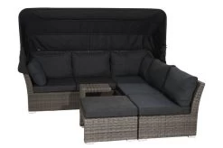 Ploß Rocking Loungeset, Grau/braun-meliert, Polyrattan, 5-6 Personen, Inkl. Sonnendach -Gartenmöbel Geschäft 11 18220.jpg