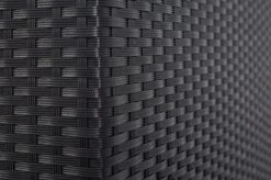 OUTFLEXX Loungemöbel-Set, Schwarz, Polyrattan, 5 Personen, Wasserfeste Kissenbox, Inkl. Kaffeetisch -Gartenmöbel Geschäft 11 18226 BOX B.jpg