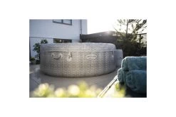BESTWAY Lay-Z-Spa Honolulu AirJet Whirlpool, Grau (Rattanoptik), TriTech, Ø196x71cm -Gartenmöbel Geschäft 11 19183.jpg