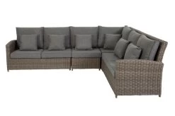 OUTFLEXX Dining Set, Grau, Polyrattan, 4tlg, 5-6 Personen, Inkl. Polster Und Kissen -Gartenmöbel Geschäft 11 20661.jpg
