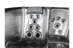 Outtech Steel Art Taurus Whirlpool, Grau/schwarz, 214x214x93 Cm / 1000L, 6 Pers., LED Corner Light, LCD Balboa Anzeige, WIFI READY -Gartenmöbel Geschäft 11 21289.jpg