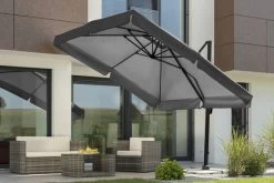 Schneider® SCHNEIDER Rhodos Ampelschirm, Anthrazit, Quadratisch, 300 X 300 Cm -Gartenmöbel Geschäft 11 2652 5.jpg.jpg