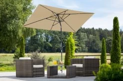 Schneider® SCHNEIDER Tunis Mittelstockschirm, Natur, Rechteckig, 270 X 150 Cm -Gartenmöbel Geschäft 12048 4 2.jpg