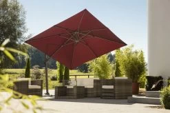 Schneider® SCHNEIDER Rhodos Twist Ampelschirm, Bordeaux, Quadratisch, 300 X 300 Cm -Gartenmöbel Geschäft 12 13623 1.jpg