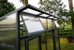 OUTFLEXX Gewächshaus, Anthrazit, Alu/Polycarbonat, 271x271x241/180cm, 4 Fenster, 10 Mm Wandstärke -Gartenmöbel Geschäft 12 18177.jpg