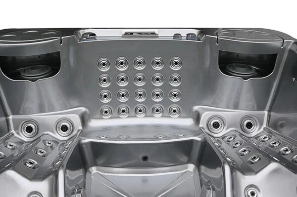 Outtech Steel Art Cetus Whirlpool, Grau/schwarz, 228x214x93 Cm / 1000L, 4 Pers., LED Corner Light, LCD Balboa Anzeige, WIFI READY 14 Outtech Steel Art Cetus Whirlpool, Grau/schwarz, 228x214x93 Cm / 1000L, 4 Pers., LED Corner Light, LCD Balboa Anzeige, WIFI READY – Bild 12