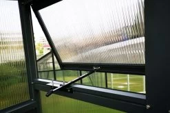 OUTFLEXX Gewächshaus, Anthrazit, Alu/Polycarbonat, 271x271x241/180cm, 4 Fenster, 10 Mm Wandstärke -Gartenmöbel Geschäft 13 18177.jpg