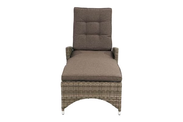 Ploß Rabida Comfort Rollliege, Champagner-meliert, Polyrattan, 198x68x44cm, Verstellbar, Hohe Sitzhöhe 15 Ploß Rabida Comfort Rollliege, Champagner-meliert, Polyrattan, 198x68x44cm, Verstellbar, Hohe Sitzhöhe – Bild 13