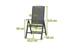 SIENA GARDEN Livorno Multipositionssessel, Anthrazit/silber-schwarz, Alu/Ranotex®, 68x63x110cm -Gartenmöbel Geschäft 14263 5.jpg