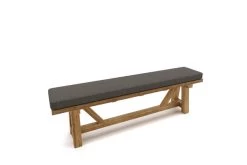 OUTFLEXX Gartenbank XXL, Natur, Recyceltes FSC®-Teakholz, 220x40cm, Rustikal Gebürstet -Gartenmöbel Geschäft 15865 4.jpg