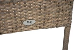 Ploß Rabida Basic Stapelsessel, Champagner-meliert, Polyrattan, 59 X 62 X 92 Cm, Inkl. Polster -Gartenmöbel Geschäft 15 20155.jpg