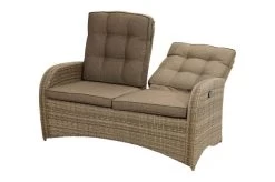 Ploß Rabida Comfort Dining / Lounge 2-Sitzer Sofa, Champagner-meliert, Polyrattan, 148x85x112 Cm, Verstellbar -Gartenmöbel Geschäft 15 20163.jpg