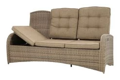Ploß Rabida Comfort Dining / Lounge 3-Sitzer Sofa, Champagner-meliert, Polyrattan, 210x85x112 Cm, Verstellbar -Gartenmöbel Geschäft 15 20164.jpg