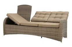 Ploß Rabida Comfort Dining / Lounge 3-Sitzer Sofa, Champagner-meliert, Polyrattan, 210x85x112 Cm, Verstellbar -Gartenmöbel Geschäft 17 20164.jpg