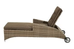 Ploß Rabida Comfort Rollliege, Champagner-meliert, Polyrattan, 198x68x44cm, Verstellbar, Hohe Sitzhöhe 38 Ploß Rabida Comfort Rollliege, Champagner-meliert, Polyrattan, 198x68x44cm, Verstellbar, Hohe Sitzhöhe -Gartenmöbel Geschäft 17 20165.jpg