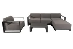 OUTFLEXX Loungeset, Flanelle, Alu/Sunbrella, Für 5 Personen, Loungetisch 100x80 Cm -Gartenmöbel Geschäft 17 20753.jpg