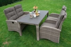 Ploß Rabida Comfort Dining / Lounge 2-Sitzer Sofa, Champagner-meliert, Polyrattan, 148x85x112 Cm, Verstellbar -Gartenmöbel Geschäft 18 20163.jpg