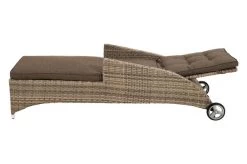 Ploß Rabida Comfort Rollliege, Champagner-meliert, Polyrattan, 198x68x44cm, Verstellbar, Hohe Sitzhöhe 39 Ploß Rabida Comfort Rollliege, Champagner-meliert, Polyrattan, 198x68x44cm, Verstellbar, Hohe Sitzhöhe -Gartenmöbel Geschäft 18 20165.jpg