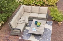 SIENA GARDEN Corido 2-Sitzer Sofa, Charcoal, Alu / Gardino®-Geflecht, 136x83x88 Cm, Armlehne Links -Gartenmöbel Geschäft 18 20190.jpg
