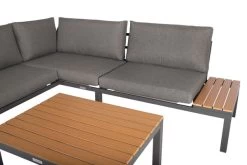 VILLANA Eck-Loungegruppe, Anthrazit/grau Meliert, Alu/Holzimitat/Polyester, 5 Personen, Inkl. Kissen -Gartenmöbel Geschäft 19812 Polywood 10.jpg