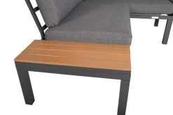 VILLANA Eck-Loungegruppe, Anthrazit/grau Meliert, Alu/Holzimitat/Polyester, 5 Personen, Inkl. Kissen -Gartenmöbel Geschäft 19812 Polywood 13.jpg