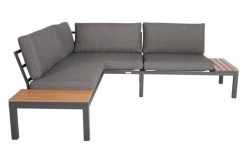 VILLANA Eck-Loungegruppe, Anthrazit/grau Meliert, Alu/Holzimitat/Polyester, 5 Personen, Inkl. Kissen -Gartenmöbel Geschäft 19812 Polywood 14.jpg