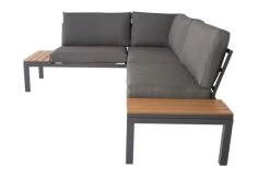 VILLANA Eck-Loungegruppe, Anthrazit/grau Meliert, Alu/Holzimitat/Polyester, 5 Personen, Inkl. Kissen -Gartenmöbel Geschäft 19812 Polywood 15.jpg