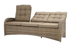 Ploß Rabida Comfort Dining / Lounge 3-Sitzer Sofa, Champagner-meliert, Polyrattan, 210x85x112 Cm, Verstellbar -Gartenmöbel Geschäft 19 20164.jpg