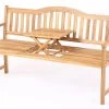 VILLANA Gartenbank, Teakoptik, Akazienholz, 152 X 59 X 86 Cm, 2-3 Personen, Klapptisch-Funktion -Gartenmöbel Geschäft 1 11558.jpg