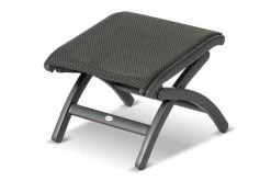 HARTMAN Da Vinci Hocker, Xerix/anthrazit, Alu/Textile, 50x47x42 Cm