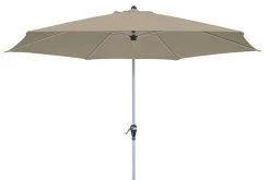 DOPPLER Active Auto Tilt Mittelstockschirm, Greige, Aluminium/Textil, Ø 320 Cm, Mit Kurbel