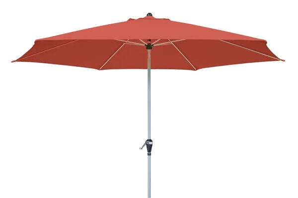 DOPPLER Active Auto Tilt Mittelstockschirm, Terrakotta, Aluminium/Textil, Ø 320 Cm, Mit Kurbel 3 DOPPLER Active Auto Tilt Mittelstockschirm, Terrakotta, Aluminium/Textil, Ø 320 Cm, Mit Kurbel