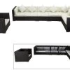 OUTFLEXX Loungemöbel-Set, Braun, Polyrattan, Für 8 Personen, Wasserfeste Kissenbox -Gartenmöbel Geschäft 1 1301 BOX A.jpg