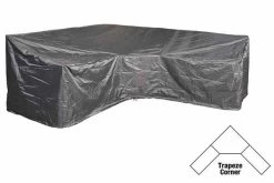 AeroCover Schutzhülle In L-Form Für Lounge Sets, Mit Trapez-Ecke, 255 X 255 X 90 X 65/90 Cm