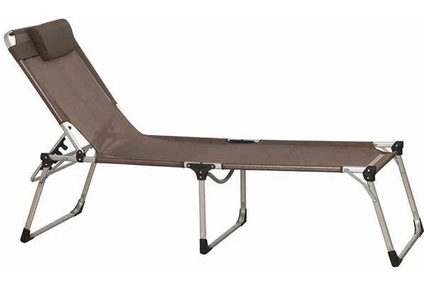 SIENA GARDEN Sole XXL Klappliege Alu / Ranotex®-Gewebe, Silber/taupe, 226x70x105 Cm, Klapp- Und Verstellbar 3 SIENA GARDEN Sole XXL Klappliege Alu / Ranotex®-Gewebe, Silber/taupe, 226x70x105 Cm, Klapp- Und Verstellbar