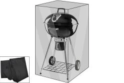 OUTFLEXX Premium Abdeckhaube Für Grills, Z.B. CharBroil/ Napoleon Usw., Schwarz, Wasserbeständig, Ø67 X 132 Cm