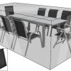 OUTFLEXX Premium Abdeckhaube Für Sitzgruppen, Schwarz, Wasserbeständig, 252 X 212 X 92 Cm -Gartenmöbel Geschäft 1 13679.jpg
