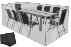 OUTFLEXX Premium Abdeckhaube Für Sitzgruppen, Schwarz, Wasserbeständig, 252 X 212 X 92 Cm