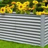 OUTFLEXX Hochbeet, Silber, Zincalume, Pulverbeschichtet, 180 X 90 X 84 Cm -Gartenmöbel Geschäft 1 13724.jpg
