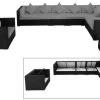 OUTFLEXX Loungemöbel-Set, Schwarz, Polyrattan, Für 8 Personen, Wasserfeste Kissenbox 2 OUTFLEXX Loungemöbel-Set, Schwarz, Polyrattan, Für 8 Personen, Wasserfeste Kissenbox -Gartenmöbel Geschäft 1 1380 BOX A.jpg