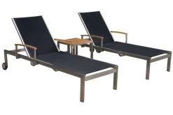 OUTFLEXX 2er-Set Sonnenliegen, Schwarz, Edelstahl/Teak, 195,5x74x35cm, Mit Beistelltisch 45x45cm 15 OUTFLEXX 2er-Set Sonnenliegen, Schwarz, Edelstahl/Teak, 195,5x74x35cm, Mit Beistelltisch 45x45cm -Gartenmöbel Geschäft 1 14165.jpg