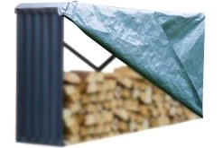 OUTFLEXX Wetterschutzvorhang Für 14886, 14813, Silber-grau, 210x44x105 Cm