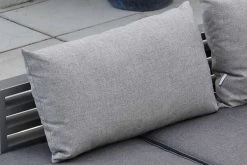 STERN Holly Rückenkissen Zu Bank/Liege, Grau Meliert, Textil, 75x46x30 Cm