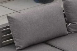 STERN Holly Rückenkissen Zu Bank/Liege, Dunkelgrau, Textil, 75x46x30 Cm